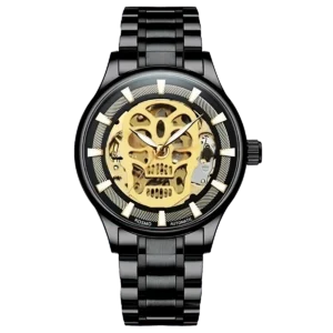 Reloj Kosmo K820F SKULL Automático Color Dorado