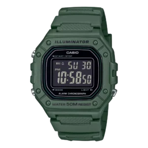 Reloj CASIO W-218H-3BV Verde Oliva